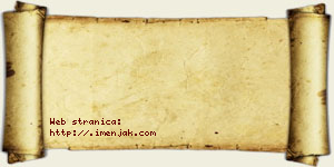 Ivanka Dedinac vizit kartica